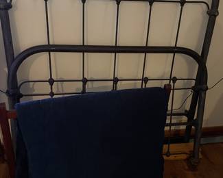 Metal bed (broken down for easy moving)