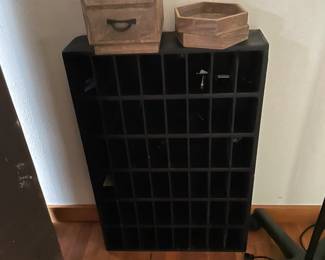 Hand crafted cubby storage