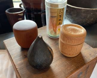 Bronze fig, bamboo items