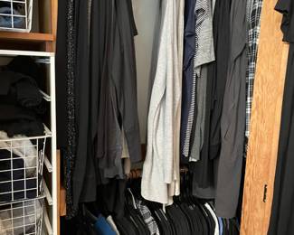 Four closets full of Eileen Fisher and GAP clothing