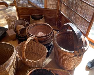 Baskets collection from all around the world