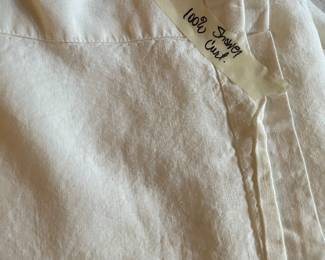 Great linens:  Queen and King sheets, table cloths, linen shower curtain, antique linens, table linens, pillow shams, towels