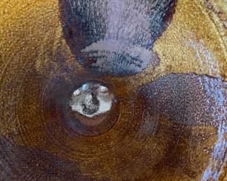 Beautiful large, tall pottery bowl