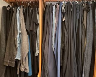 Four closets full of Eileen Fisher and GAP clothing