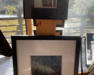 Signed and framed original art pieces