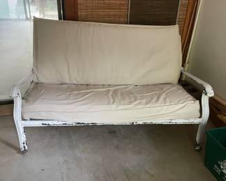 Aluminum out door sofa with cushion