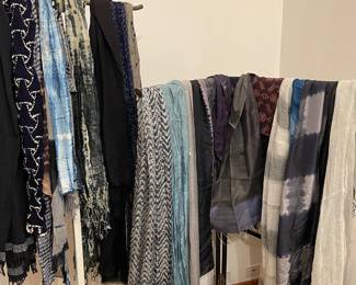 These are all EILEEN FISHER scarves!