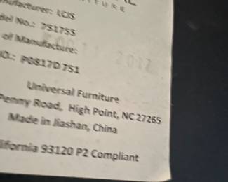 Modern vintage dinning table with an Asian and mid century look.