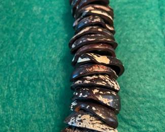 Wooden nesting necklace