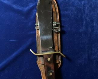 Vintage Bowie Knife with Leather Sheath 5 hero