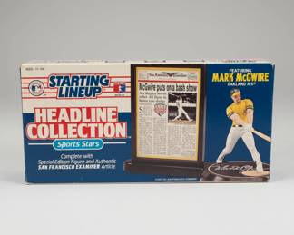 Starting Lineup Headline Collection Mark McGwire McGwire Puts on a Bash Show 8 hero