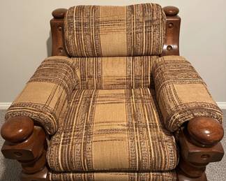 Vintage Plaid Armchair 8 hero