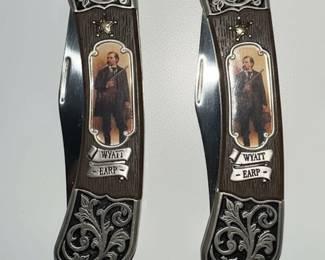Limited Edition Wildlife and Historical Figure Folding Knives Set 4 hero
