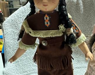 Native American Indian Doll and Victorian Doll Set 8 hero