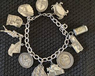Sterling Silver Charm Bracelet