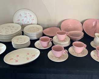1950’s Vernon Tickled Pink Dishes
