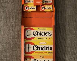 Antique Chicklets Store Display