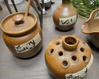 WJ Gordy, Darrell Adams and JR Cooper Pottery pieces