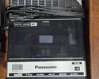 Vintage, like new Panasonic tape player recorder