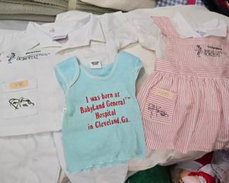 Early Cabbage Patch Kids clothing