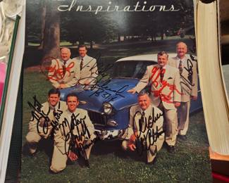 Autographed photo of the Inspirations