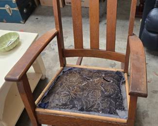 Vintage Mission Oak Rocker