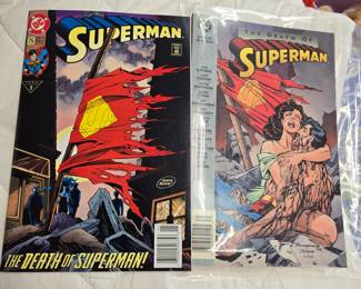1st Editions of DC'S The Death of Superman Comics