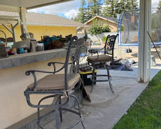Outdoor bar chairs