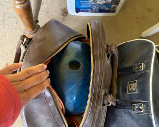Bowling ball and their bags