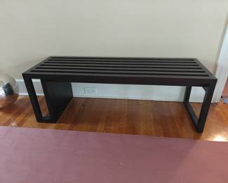 112 Wooden Slatted Bench 47x16x16