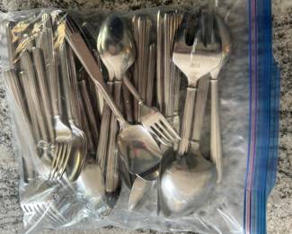 Mikasa flatware.