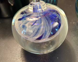 Bulls Bridge Glass perfume bottle.