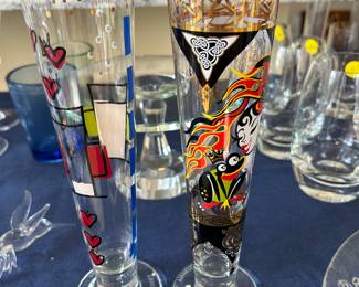 Ritzenhoff pilsner flutes.