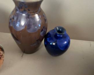 Crystalline glaze pottery.