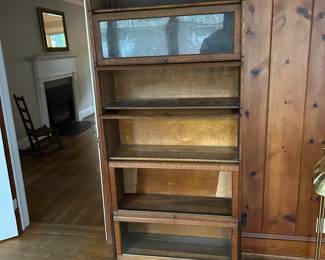 Barrister's stacking bookcase.