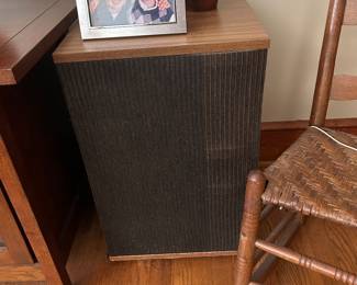 Pair of vintage speakers.