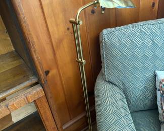 Brass pharmacy lamp.