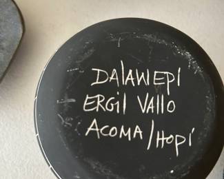 Native American pottery.