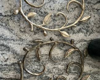 Fancy trivets by Michael Aram. great items.