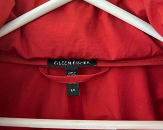 Ladies clothes. M, L and XL. Garnet Hill, Ralph Lauren, Eileen Fisher, Eddie Bauer, Joseph Ribcoff, Cold Water Creek, J Crew, Frank and Eilee, J McLaughlin and Joseph A. Bank.