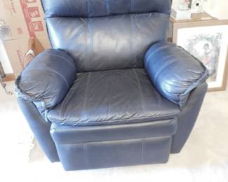 Leather Recliner/Rocker, (very clean)
