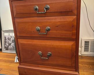 Gorgeous Cherry Three Drawer Bedside Chest