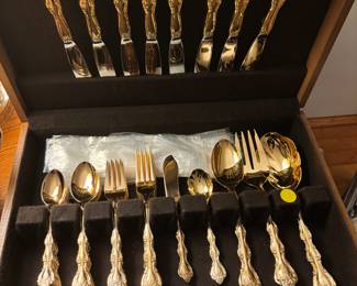 International Silver Company Gold Plated Flatware