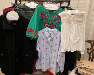 Example of high end embroidered and smocking clothing