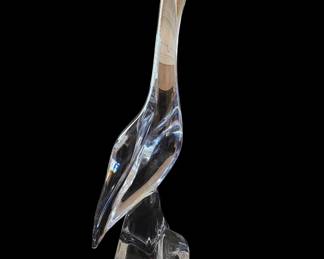 Daum France Bird Crystal Figure
