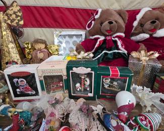 Christmas, vintage ornaments