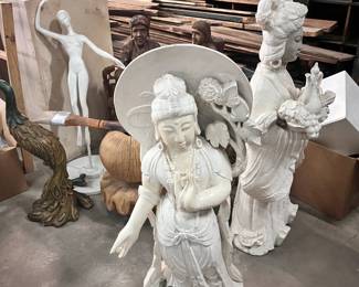 Asian statues
