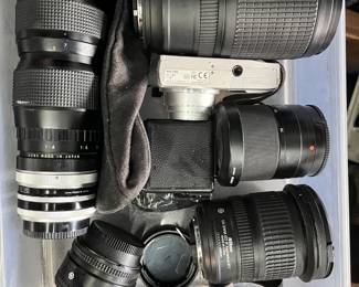 camera lenses - Nikon Cannon