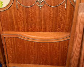 A second  1940s Art Deco Twin Bed