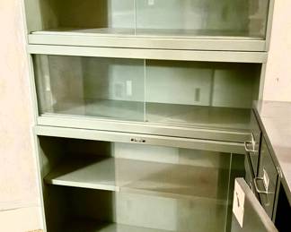 Mid Century Glass and Metal